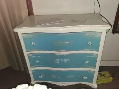 Juego de dormitorio, Madera estilo Normando - miniatura 1