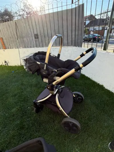 Coche de bebé 3 en 1 con silla de auto - miniatura 3