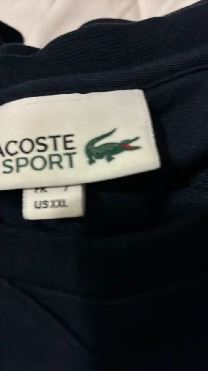 Polerón azul Lacoste Sport talla XXL - 2