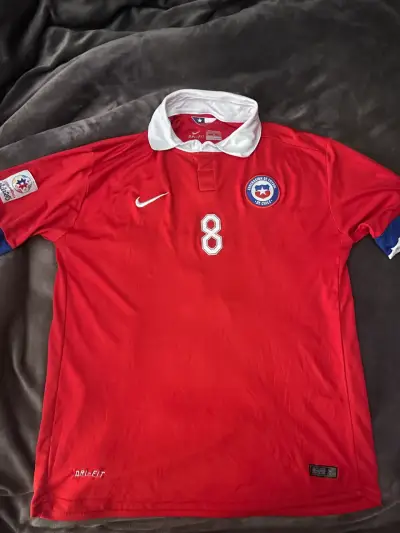 Camiseta Chile Copa América 2015 Vidal - miniatura 1