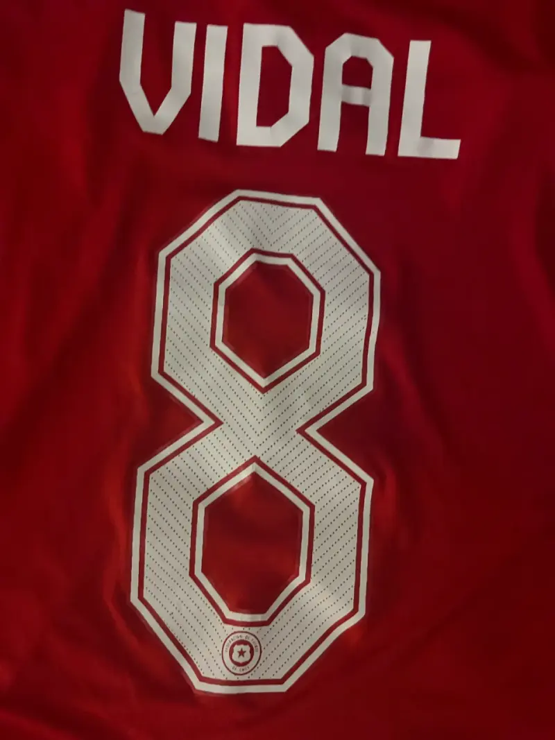 Camiseta Chile Copa América 2015 Vidal - 5