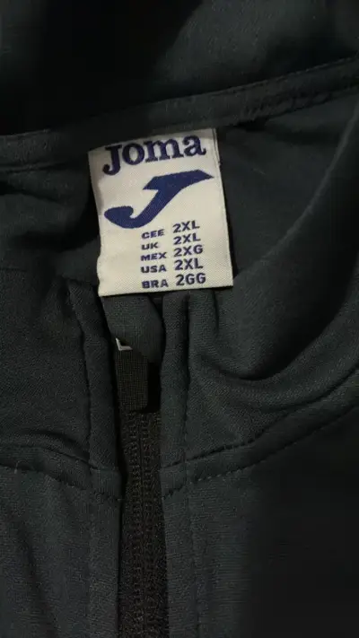 Chaqueta deportiva negra Joma talla 2XL - miniatura 2