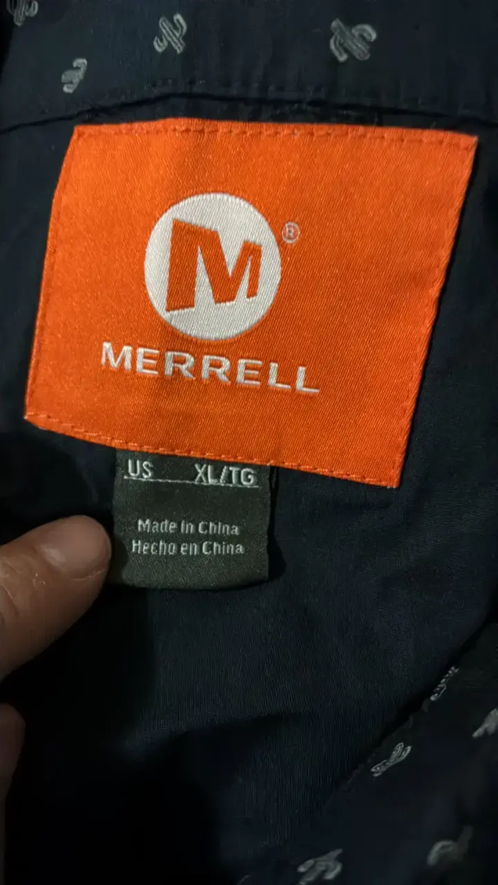 Camisa Merrell estampada talla XL - 3
