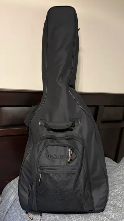 Guitarra acústica Ibanez negra con funda - miniatura 4