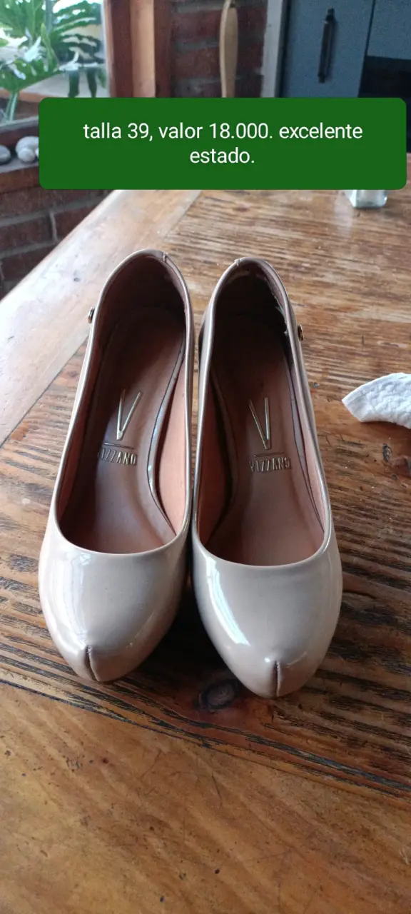 Zapatos de Tacón Beige Vizzano Talla 39 - 1