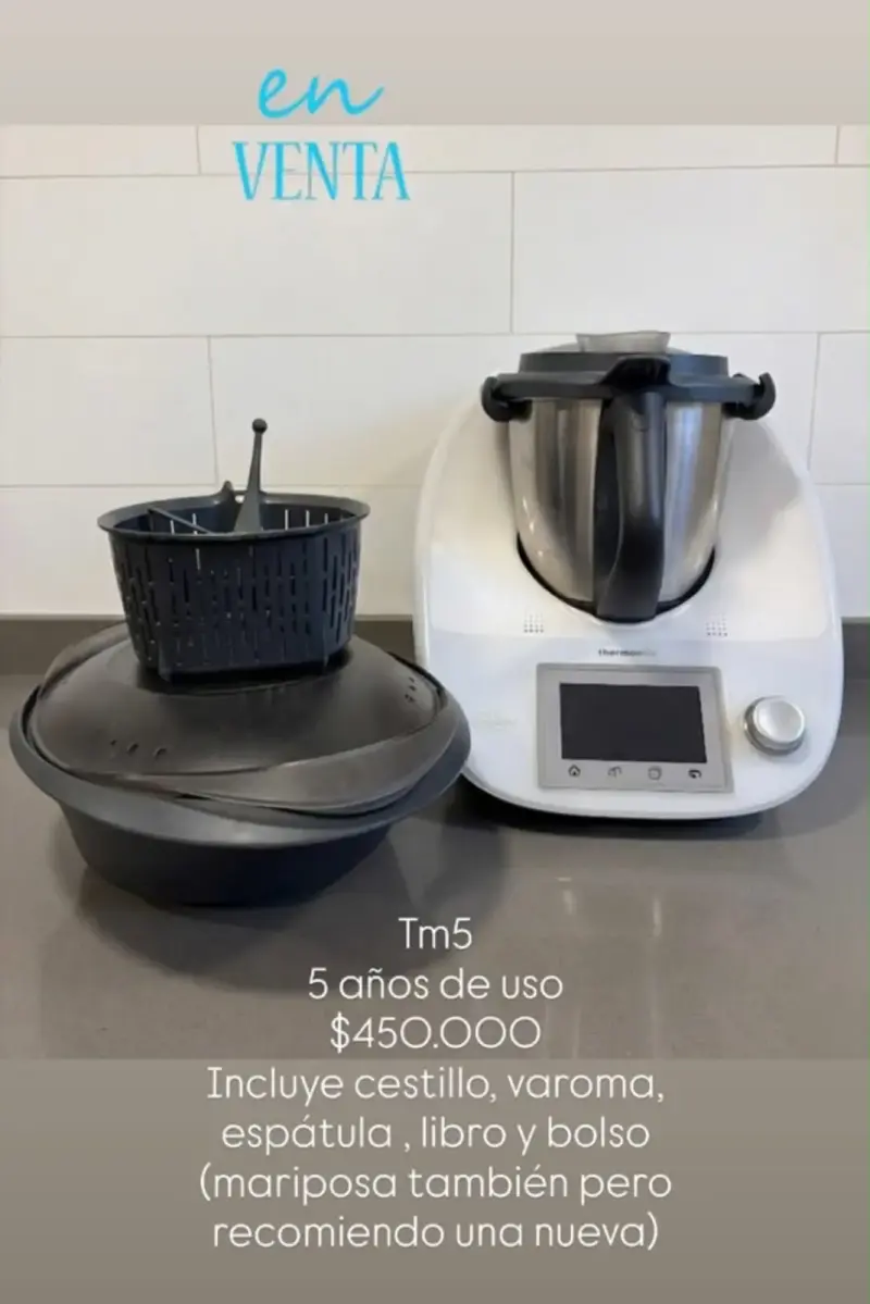 Robot de Cocina Thermomix TM5 con Accesorios