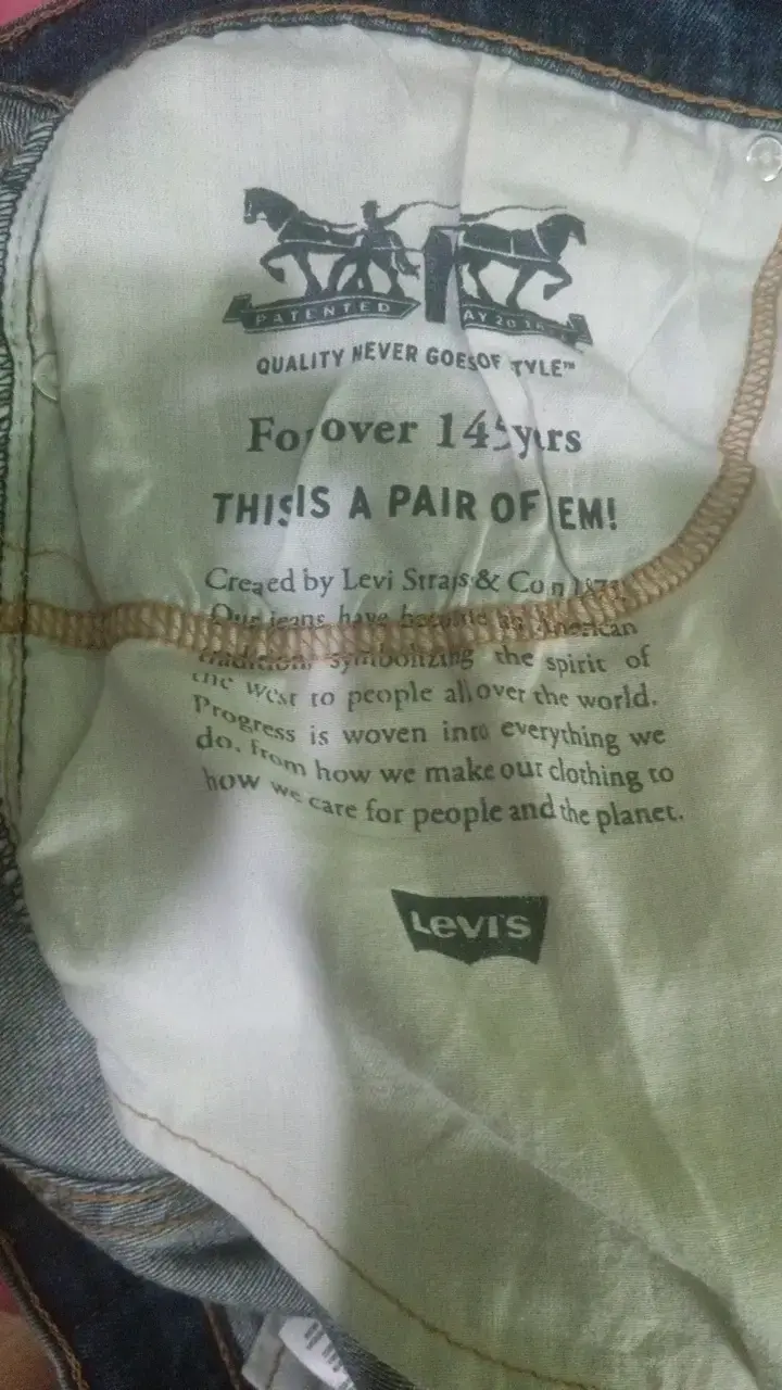 Jeans Levi's 505 Azul Talla W40 L30 - 4