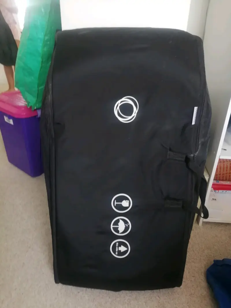 Bolso de transporte tabla surf color negro