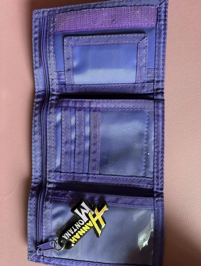 Billetera Hannah Montana Morada para Niñas - 2