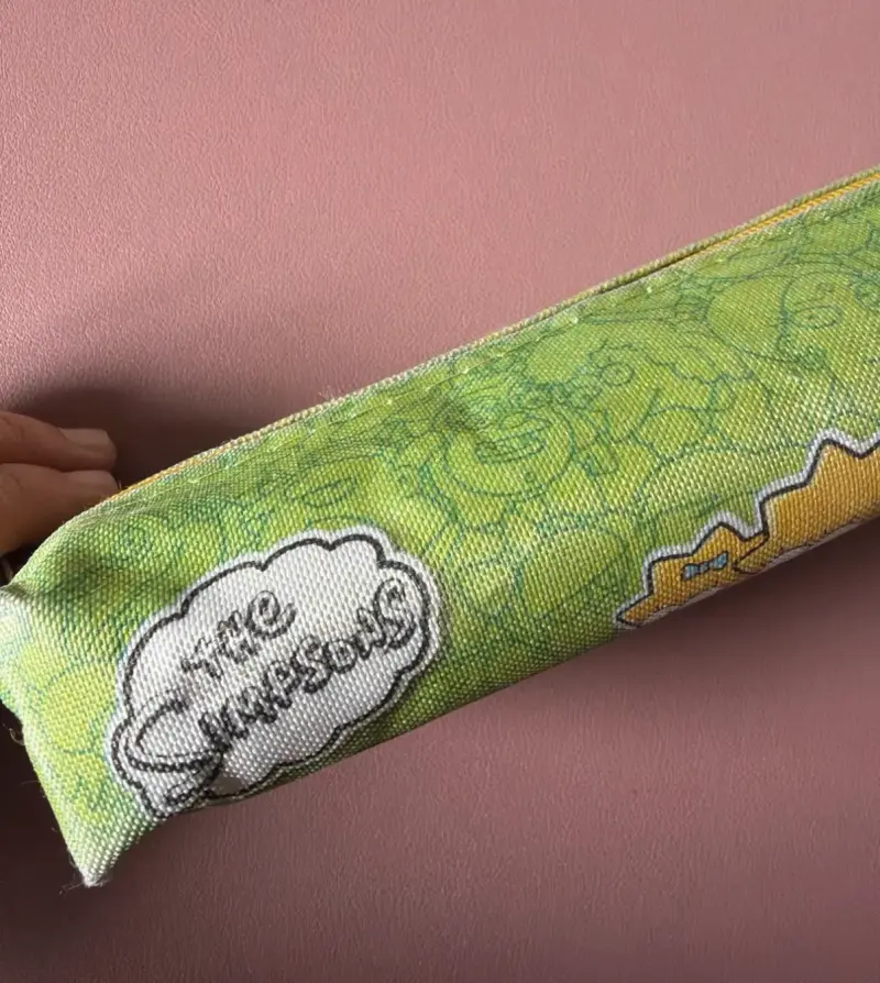 Estuche Escolar The Simpsons Verde - 4