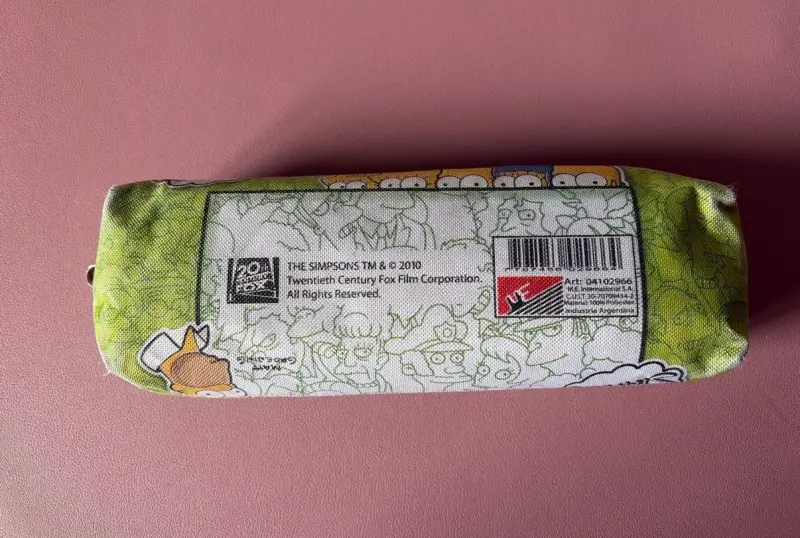 Estuche Escolar The Simpsons Verde - 6