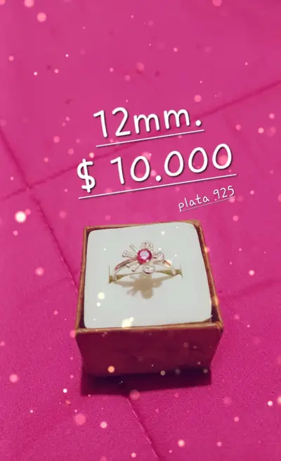 Anillo de plata 925 con diseño de corazones - miniatura 3
