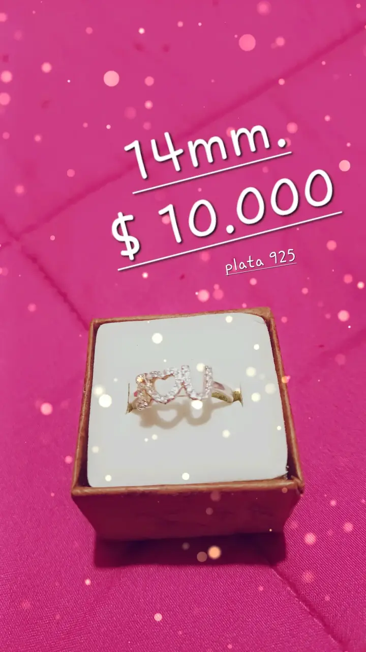Anillo de plata 925 con diseño de corazones - 4