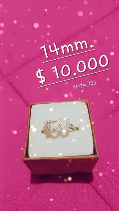 Anillo de plata 925 con diseño de corazones - miniatura 4
