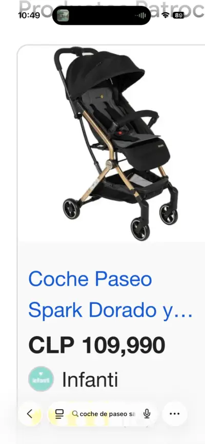 Coche de bebé Safety 1st plegable negro - miniatura 6