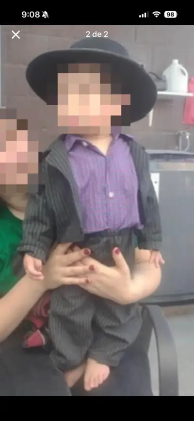 Disfraz de huaso chileno para bebé talla 1 - miniatura 2