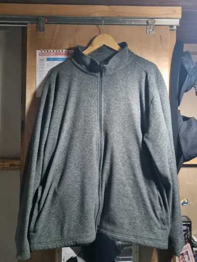 Chaqueta de lana gris Lands' End talla XXL - miniatura 1