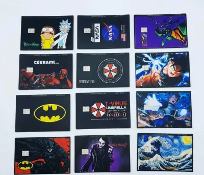 Stikers Pvc con relieve. Para tarjetas de crédito - miniatura 2