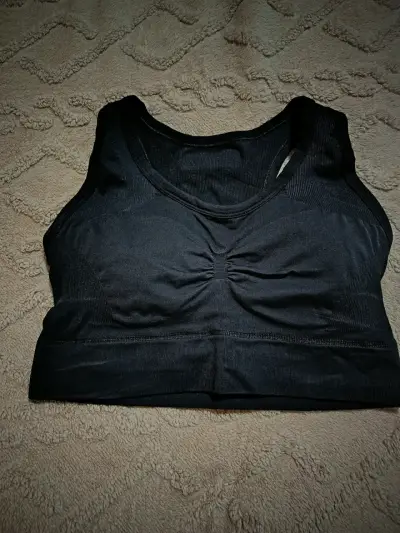Shorts deportivos Nike negros con logo azul - miniatura 4