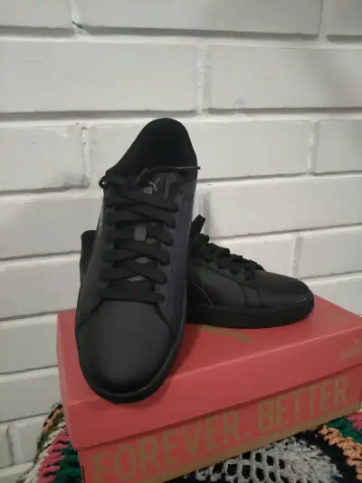 Zapatillas negras Puma para mujer - miniatura 5