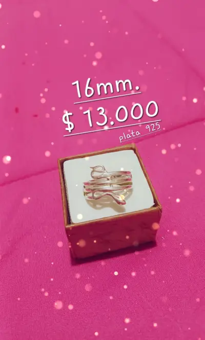 Anillo de plata 925 con diseño elegante - miniatura 2