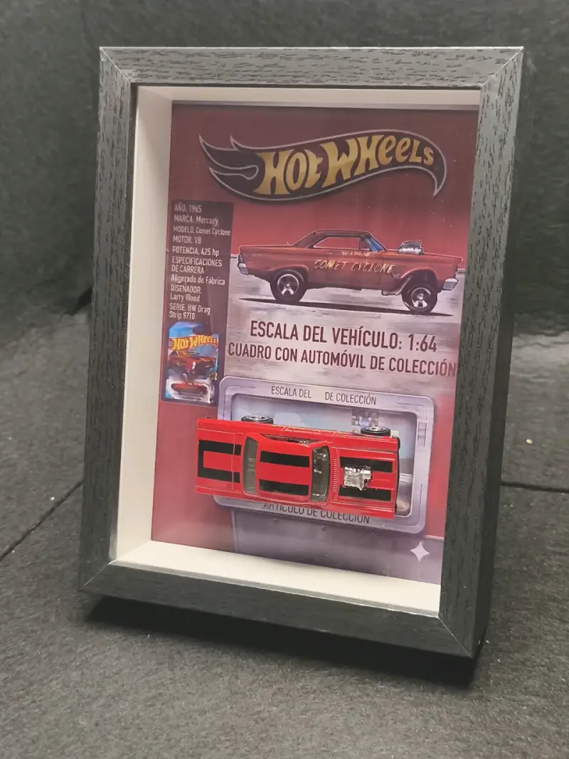 Cuadro Hot Wheels Comet Cyclone 1965 Escala 1:64 - 5
