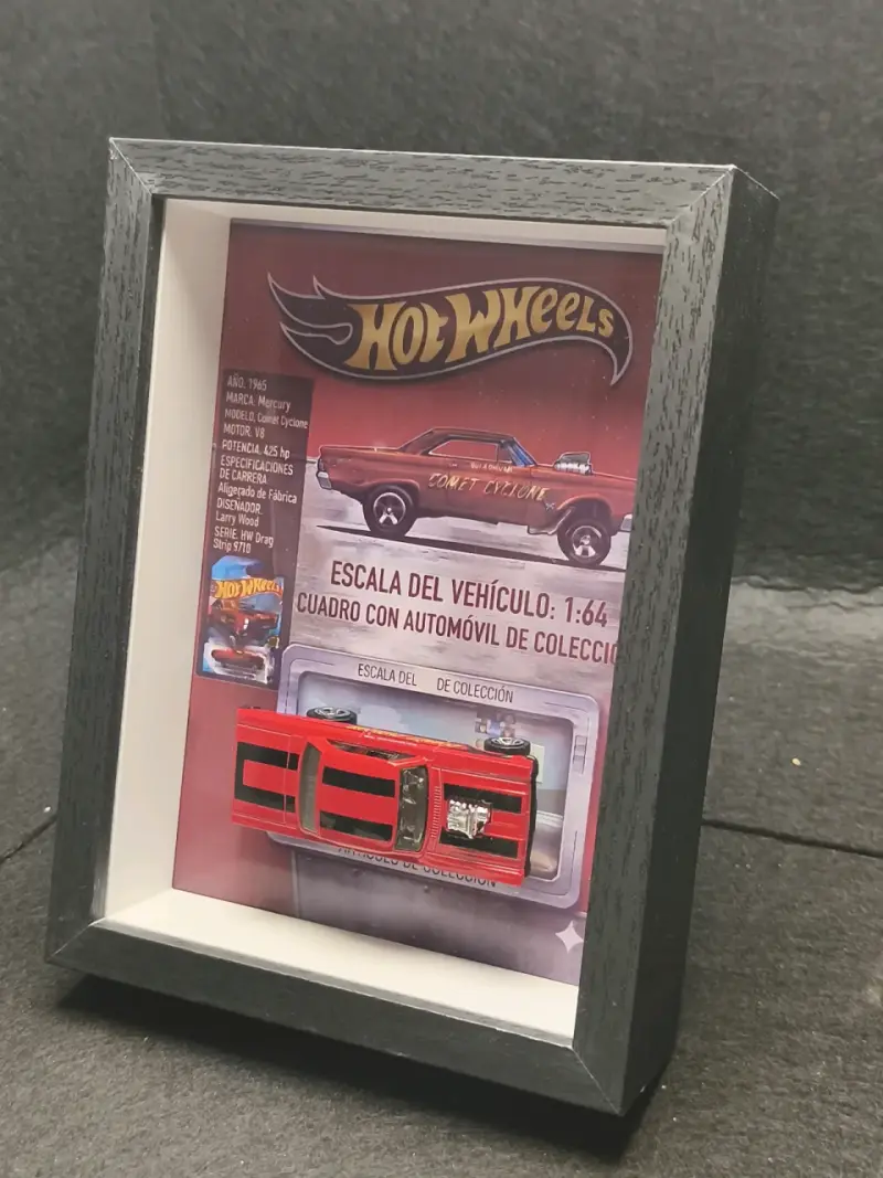 Cuadro Hot Wheels Comet Cyclone 1965 Escala 1:64 - 6