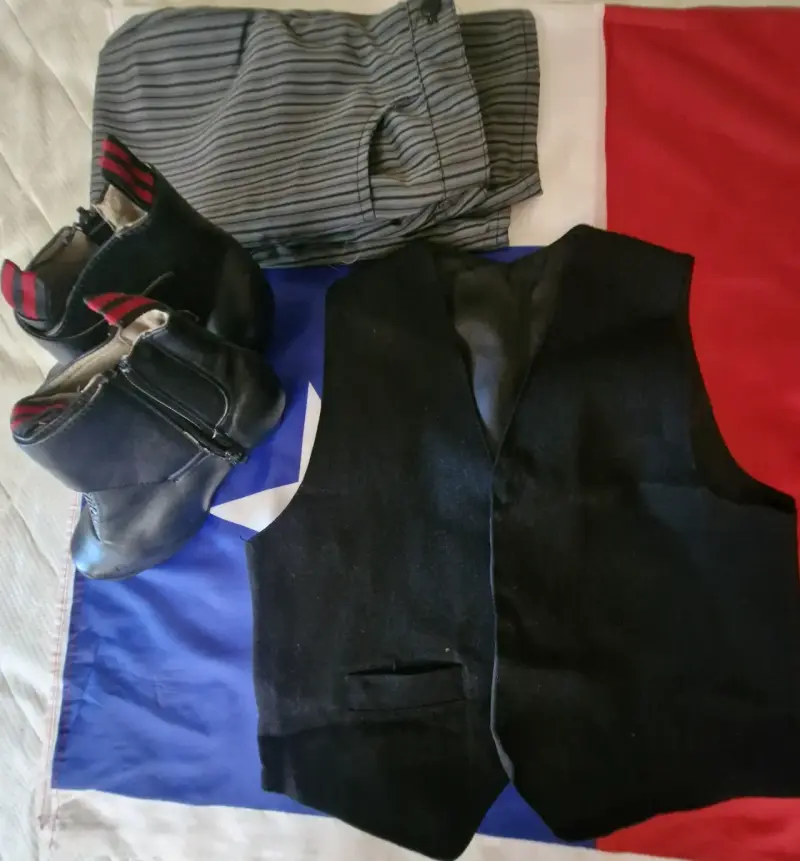 Botines de cuero negro con hebilla - 6