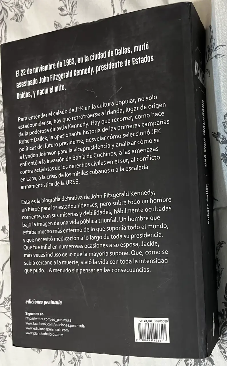 Libro J.F. Kennedy Una Vida Inacabada de Robert Dallek - 4