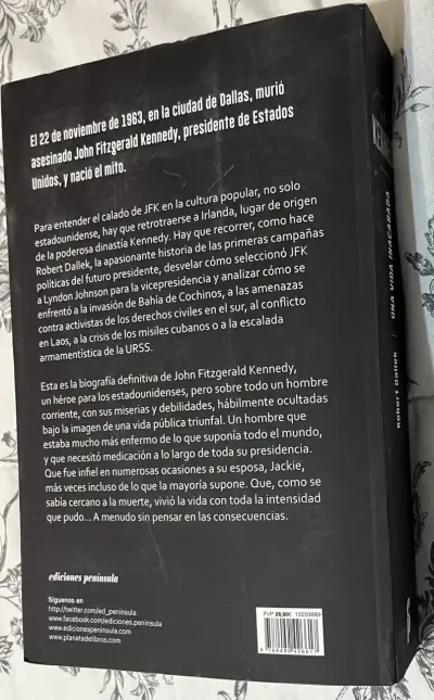 Libro J.F. Kennedy Una Vida Inacabada de Robert Dallek - miniatura 4