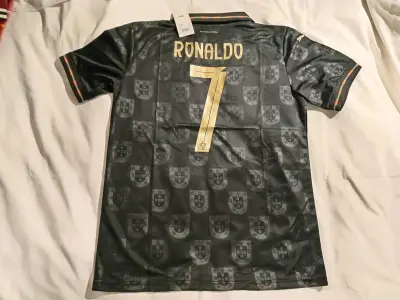 Camiseta Portugal Negra Puma Ronaldo 7 - miniatura 2