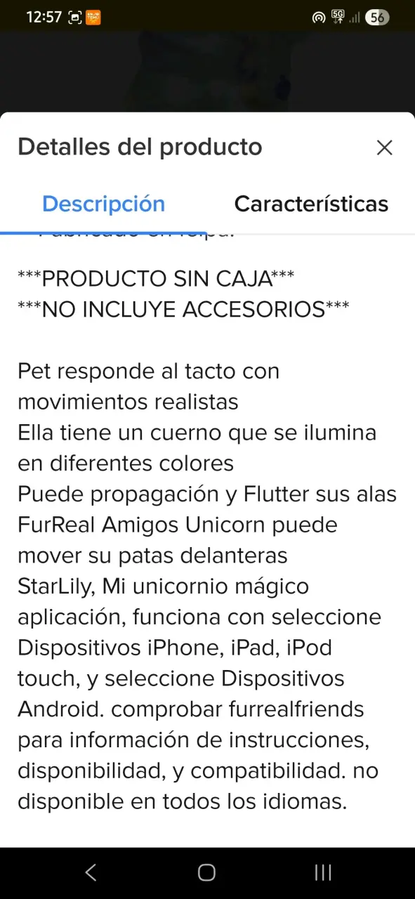 Unicornio de Peluche Interactivo con Movimientos - 3