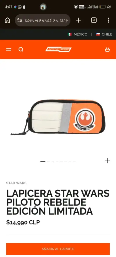 Estuche Lapicera Star Wars Rebel Alliance - miniatura 2
