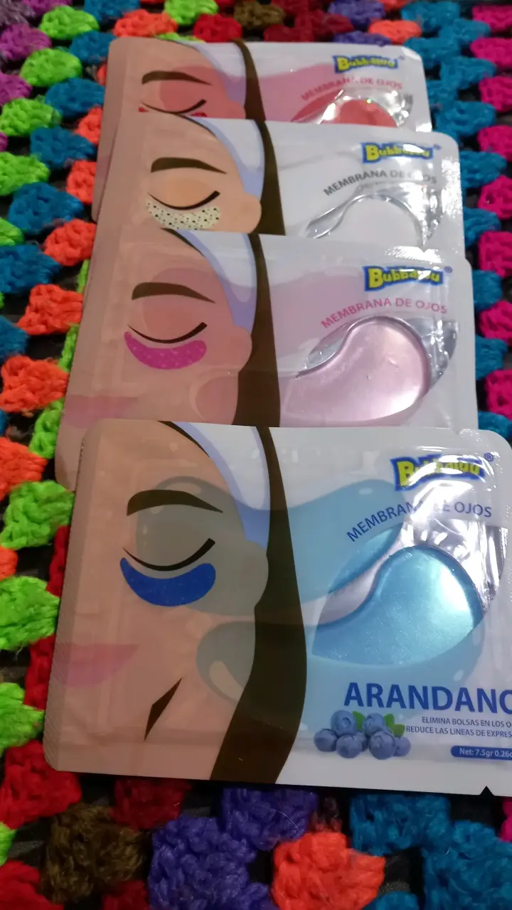 Set de mascarillas para ojos y labios Bubaloo y Flower Secret - 1