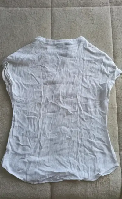 Blusa blanca de mujer Primark talla 38 - miniatura 2