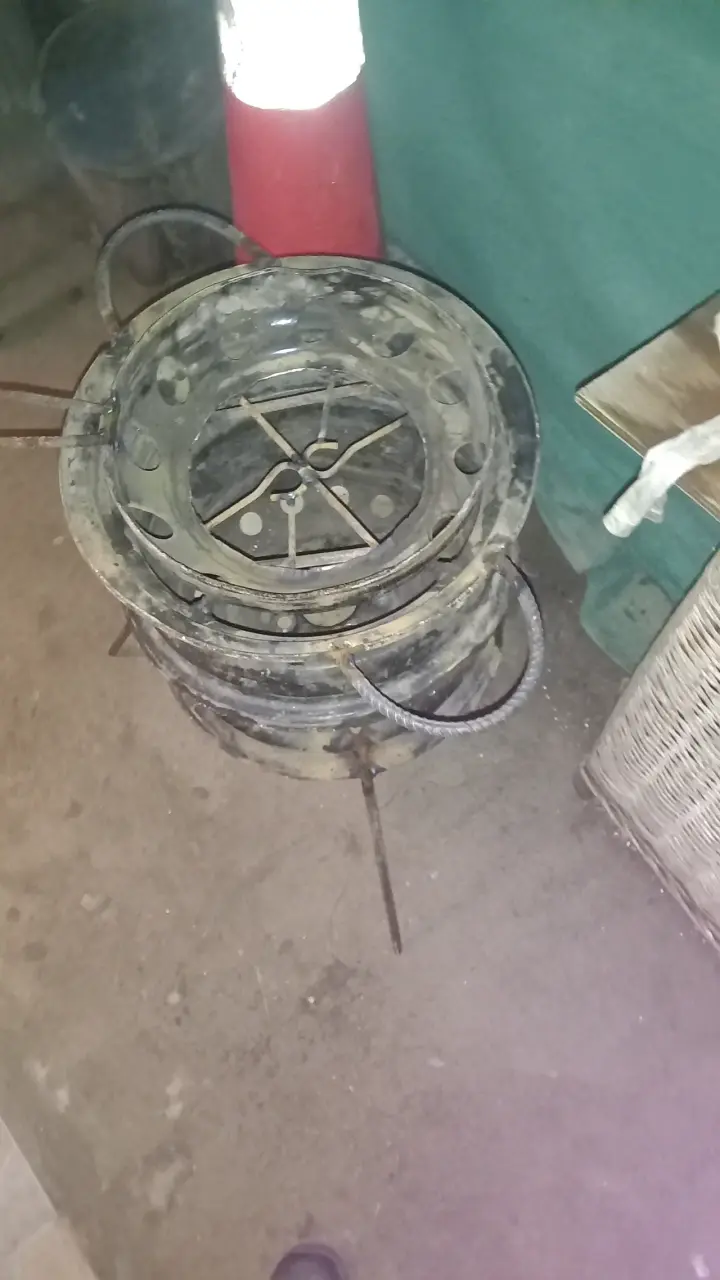 Parrilla de hierro para asados