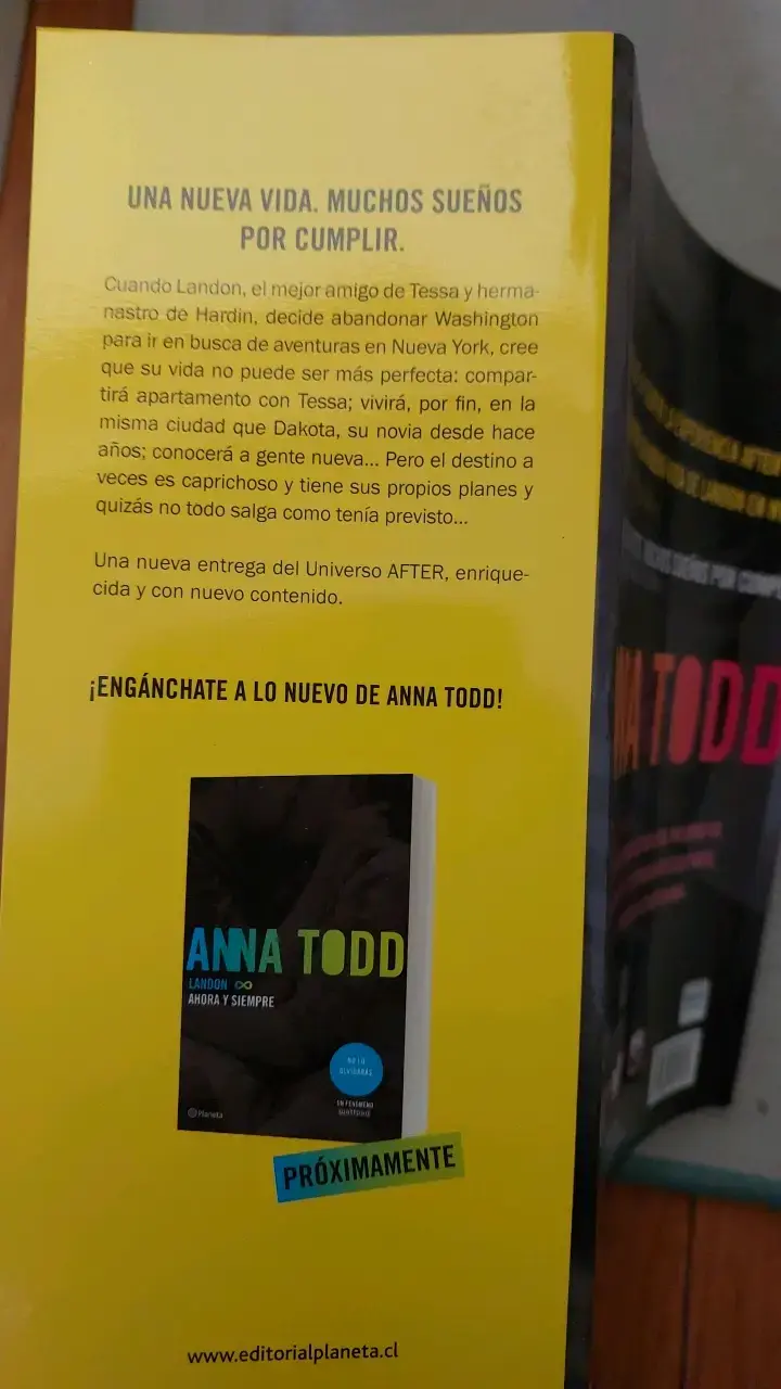 Libro 'Todo Por Ti' de Anna Todd - 3