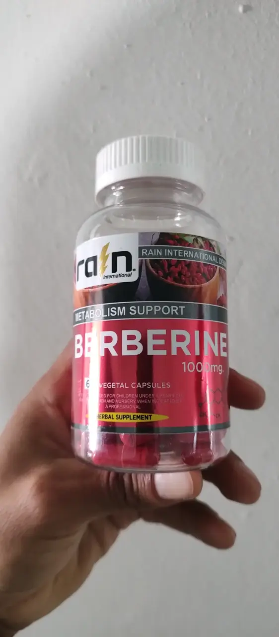 Suplemento Berberine 1000mg Rain International