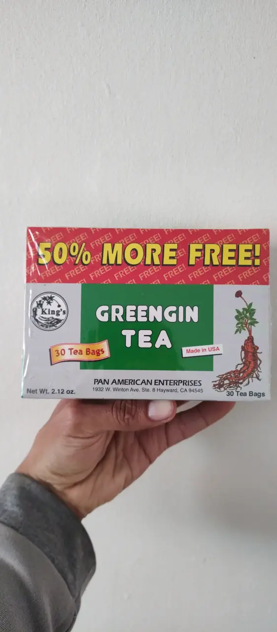 Té Greengin King's 30 Bolsitas