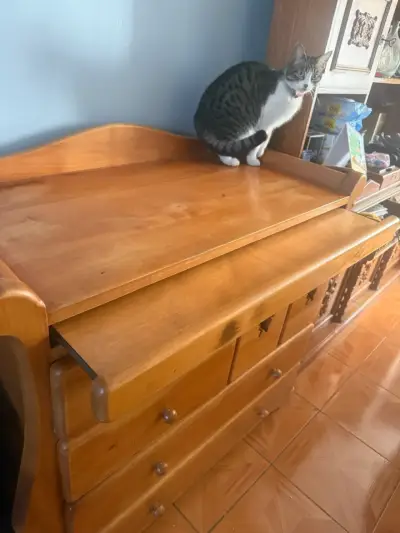 Cómoda de Madera para Bebé con Cajones - miniatura 3