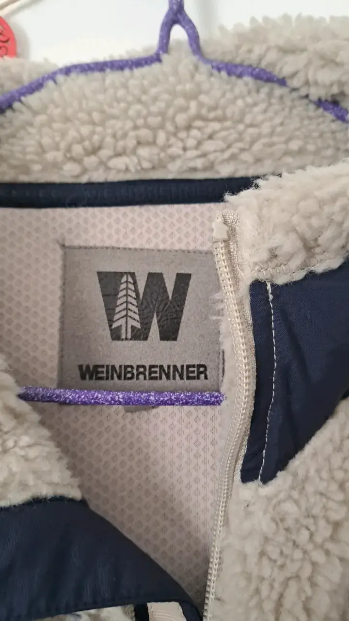 Chaqueta de polar Weinbrenner beige con bolsillo - 2