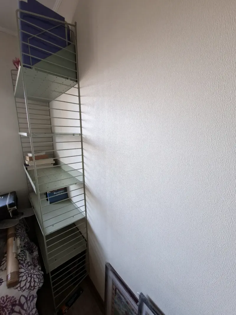 Estantería metálica de pared con 5 estantes ajusta - 2