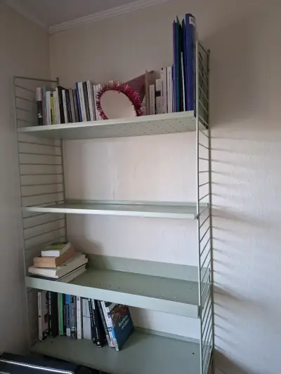 Estantería metálica de pared con 5 estantes ajusta - miniatura 3