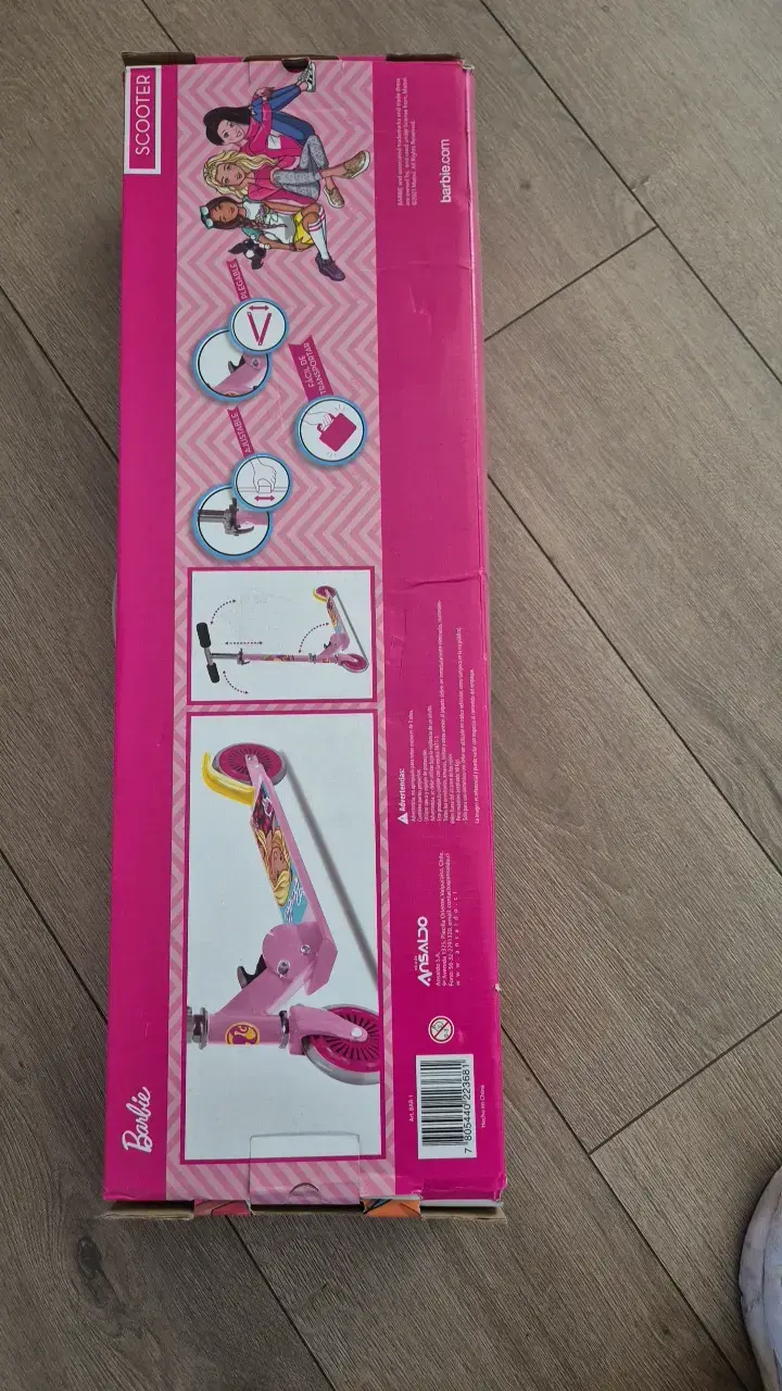Scooter Barbie plegable para niñas - 2