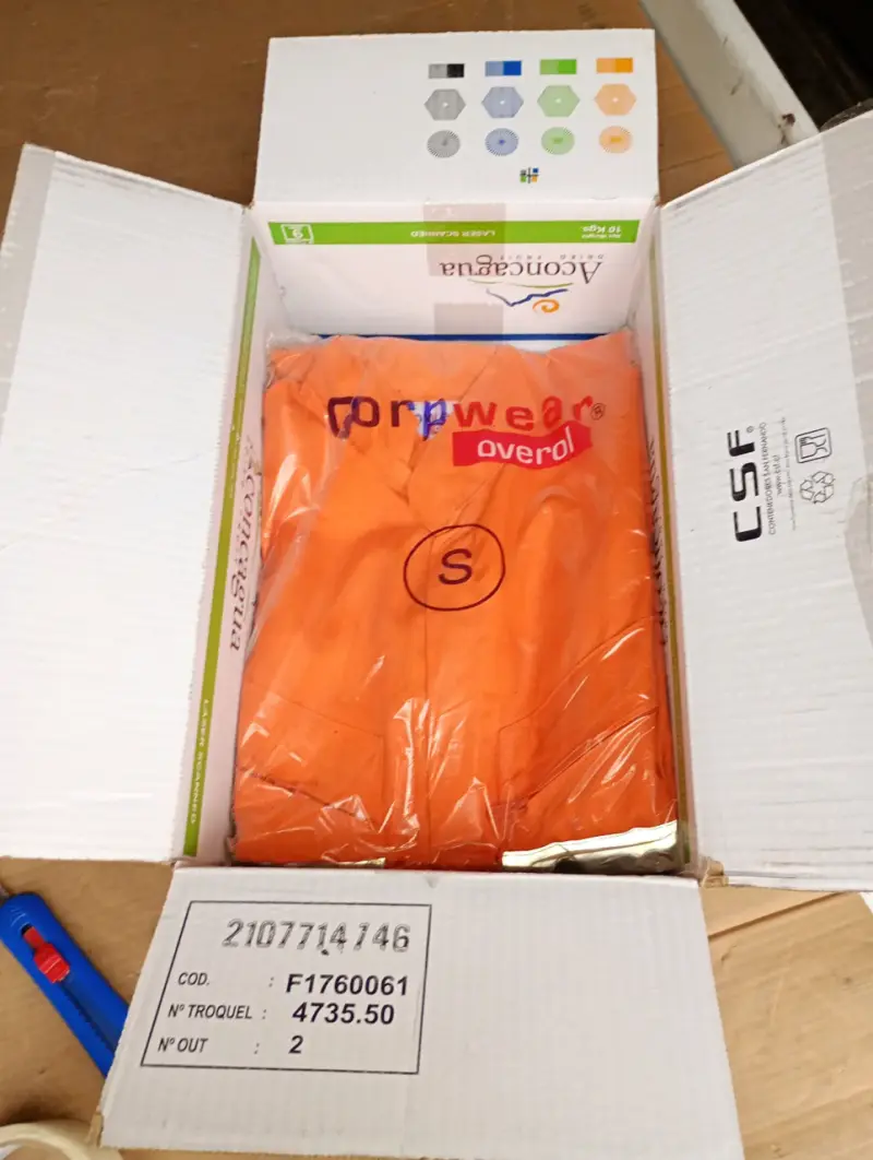 Overol de seguridad naranja Corpwear con reflectantes - 4