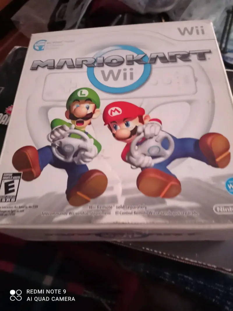 Consola Nintendo Wii con Super Mario Bros y Mario Kart - 2