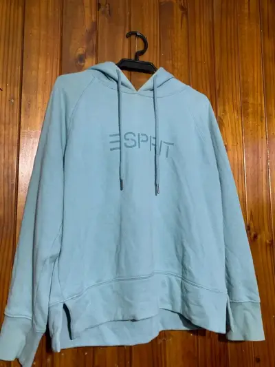Polerón con capucha azul Esprit para mujer - miniatura 1