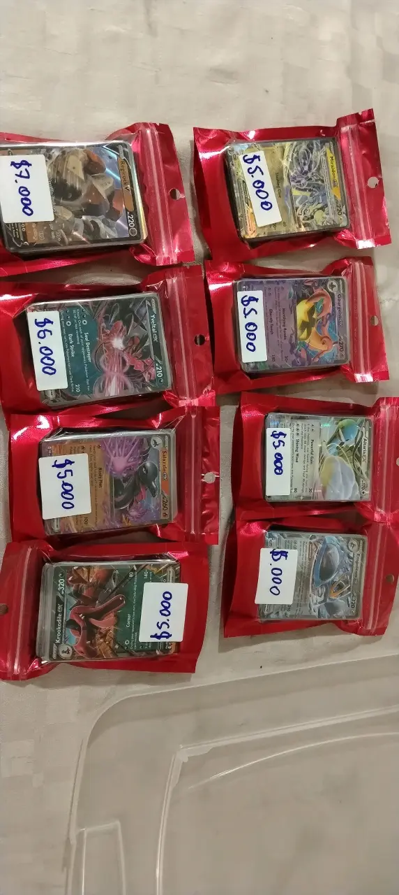 Pack 100 200 y 51 cartas pokemon - 4