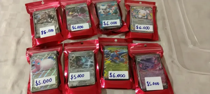 Pack 100 200 y 51 cartas pokemon - 6