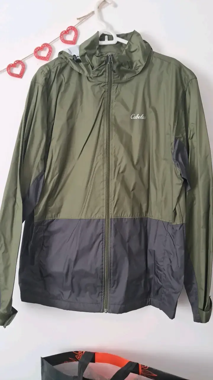 Chaqueta impermeable verde Cabela's - 1